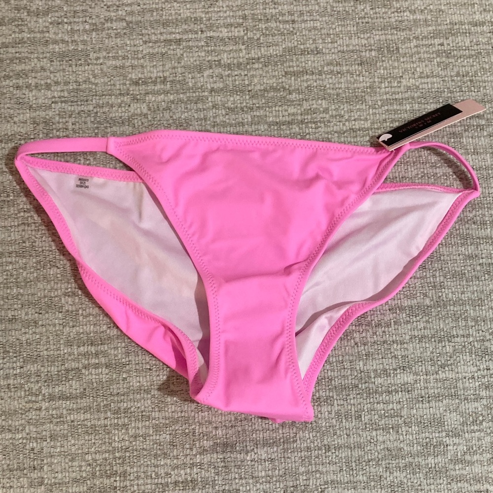 Victoria's Secret Bright Pink Bikini Bottom M